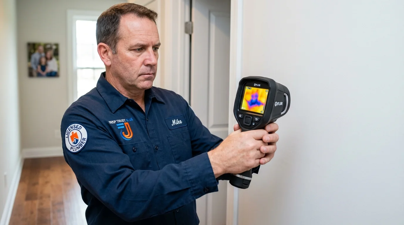 Thermal imaging leak detection by Johns Plumbing LLC in Grants